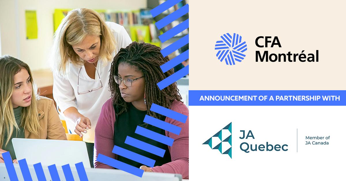 New partnership with JA Québec: for the future of young people.